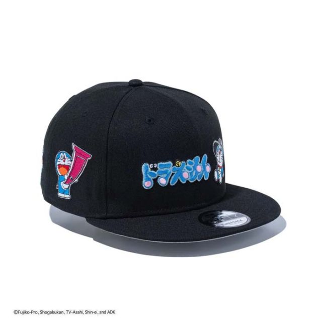 ニューエラ NEWERA キャップ 9FIFTY ドラえもん オールオーバー ブラック 950 DORAEMON ALLOVER メンズ レディース ユニセックス ポリエステル 帽子 (250121)