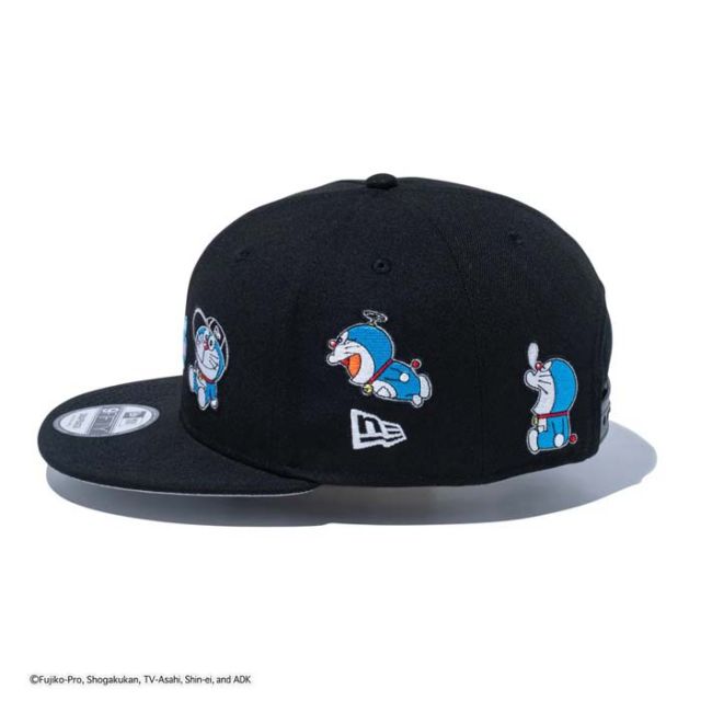 ニューエラ NEWERA キャップ 9FIFTY ドラえもん オールオーバー ブラック 950 DORAEMON ALLOVER メンズ レディース ユニセックス ポリエステル 帽子 (250121)