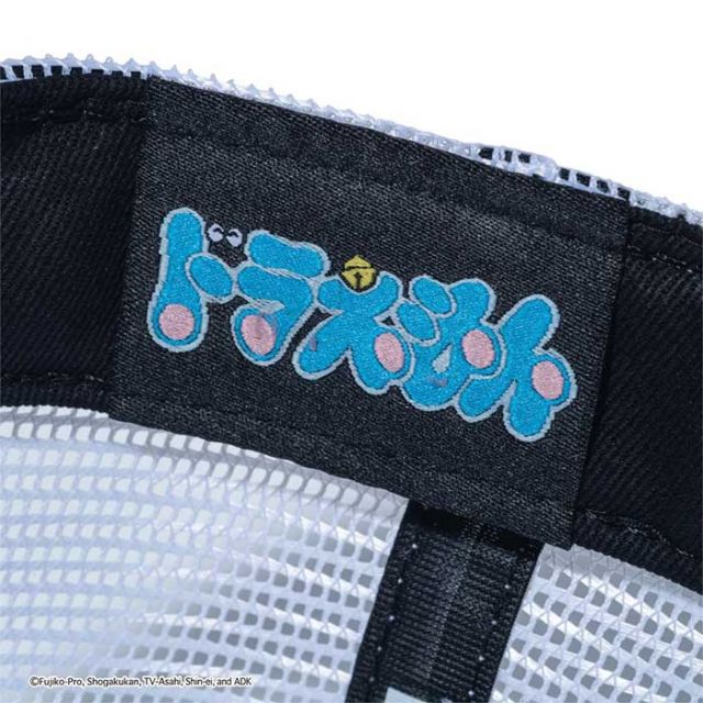ニューエラ NEWERA キャップ 9FORTY A-FRAME トラッカー ドラえもん 940 AFTR DORAEMON THE BEST FRIEND メンズ レディース ユニセックス ブラック ホワイト フリー (250121)
