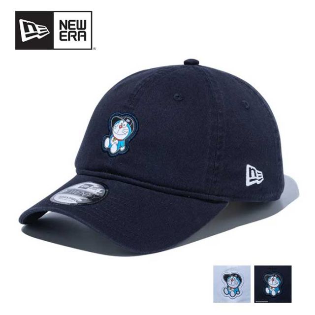 ニューエラ NEWERA キャップ 9TWENTY ドラえもん キャップ ネイビー ホワイト メンズ レディース ユニセックス コットン 920 DORAEMON コラボアイテム サイズ調整 ギフト レトロ感 人気(250121)
