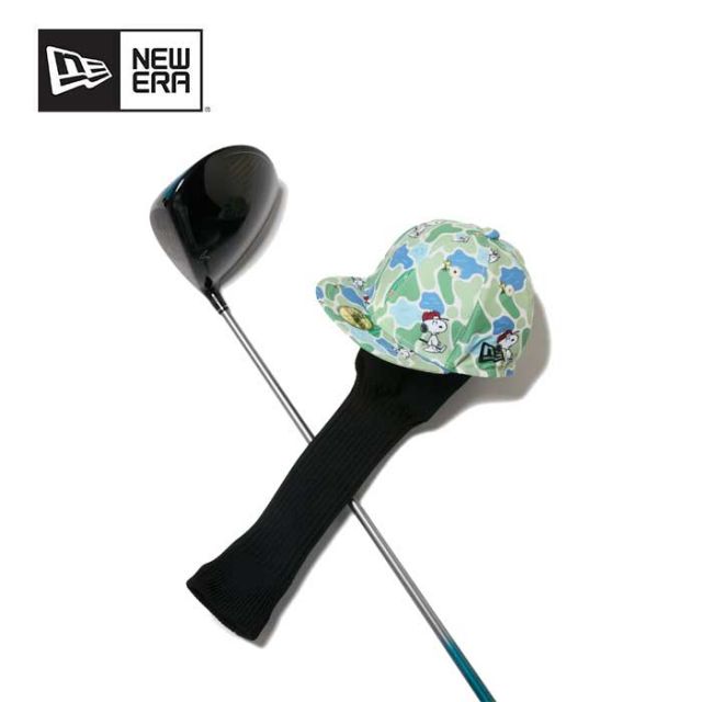 ニューエラ ゴルフ ヘッドカバー ピーナッツ NEWERA GF HEAD COVER PEANUTS スヌーピー (250130)