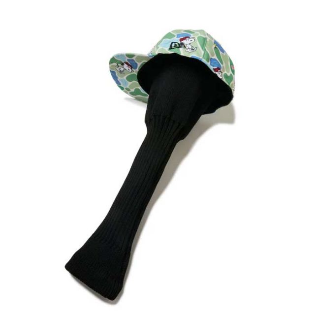 ニューエラ ゴルフ ヘッドカバー ピーナッツ NEWERA GF HEAD COVER PEANUTS スヌーピー (250130)