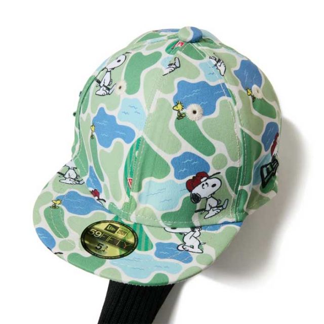 ニューエラ ゴルフ ヘッドカバー ピーナッツ NEWERA GF HEAD COVER PEANUTS スヌーピー (250130)