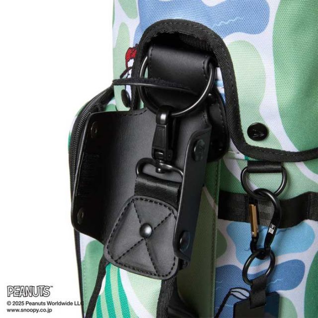 ニューエラ ゴルフ キャディーバッグ ピーナッツ NEWERA GF CADDIE PEANUTS スヌーピー ゴルフバッグ ゴルフグッズ キャディバッグ 9型 コラボ かっこいい(250130)