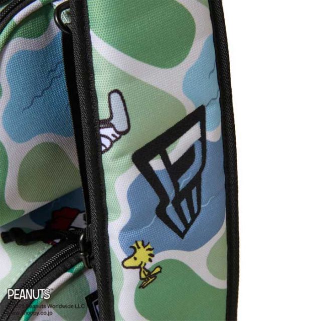 ニューエラ ゴルフ キャディーバッグ ピーナッツ NEWERA GF CADDIE PEANUTS スヌーピー ゴルフバッグ ゴルフグッズ キャディバッグ 9型 コラボ かっこいい(250130)