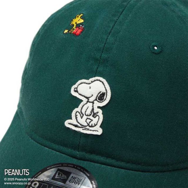 ニューエラ キャップ NEWERA 920ES PEANUTS SNOOPY FELT PATCH ピーナッツ スヌーピー ウッドストック フェルトパッチ 帽子 (250130)