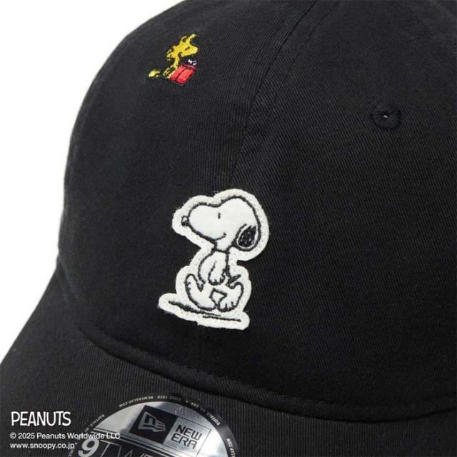 ニューエラ キャップ NEWERA 920ES PEANUTS SNOOPY FELT PATCH ピーナッツ スヌーピー ウッドストック フェルトパッチ 帽子 (250130)