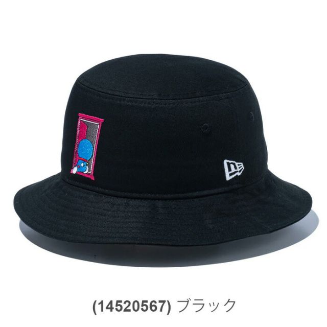 ニューエラ バケットハット NEWERA GF BUCKET01 DORAEMON DOOR GPG ゴルフ バケット01 ドラえもん どこでもドア ブラック (2502)