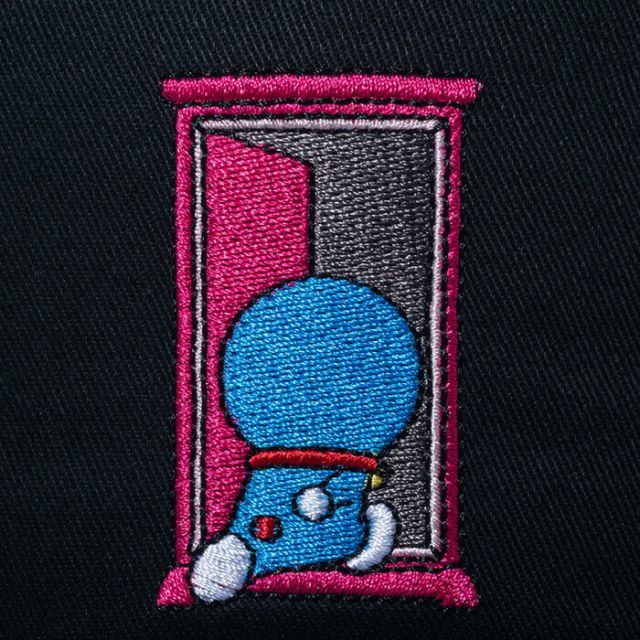 ニューエラ バケットハット NEWERA GF BUCKET01 DORAEMON DOOR GPG ゴルフ バケット01 ドラえもん どこでもドア ブラック (2502)