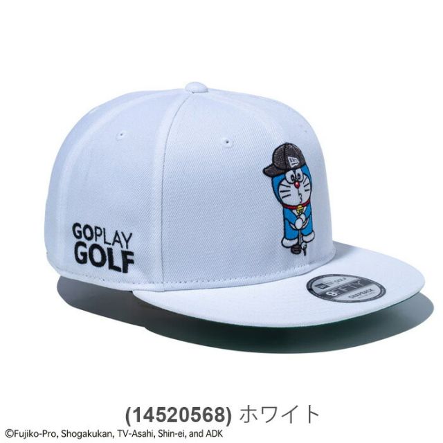 ニューエラ キャップ NEWERA GF 950 DORAEMON NECAPGF ゴルフ 9FIFTY ドラえもん ブラック グリーンアンダーバイザー(2502)