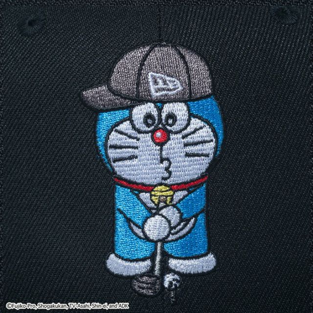 ニューエラ キャップ NEWERA GF 950 DORAEMON NECAPGF ゴルフ 9FIFTY ドラえもん ブラック グリーンアンダーバイザー(2502)