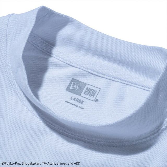 ニューエラ Tシャツ NEWERA GF SS MID NECK TEE DORAEMON 半袖 鹿の子 ミッドネック Tシャツ ドラえもん ゴルフ  メール便 (2502)