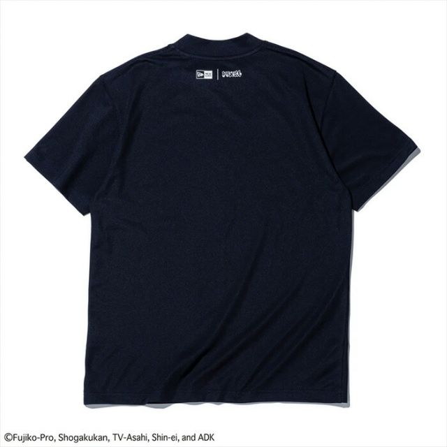 ニューエラ Tシャツ NEWERA GF SS MID NECK TEE DORAEMON 半袖 鹿の子 ミッドネック Tシャツ ドラえもん ゴルフ  メール便 (2502)