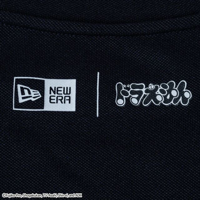 ニューエラ Tシャツ NEWERA GF SS MID NECK TEE DORAEMON 半袖 鹿の子 ミッドネック Tシャツ ドラえもん ゴルフ  メール便 (2502)