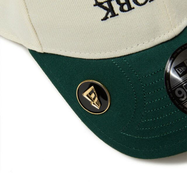 ニューエラ クロームホワイト ビーチキスブルーバイザー NEWERA GF 940VS OP NENY 2TONE NEWERA ゴルフキャップ マグネット付き ボールマーカー対応 9FORTY ユニセックス 帽子 ベルクロストラップ 抗菌 ブラック ニューエラゴルフ (2503)