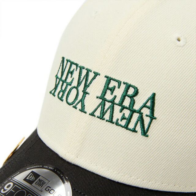 ニューエラ クロームホワイト ビーチキスブルーバイザー NEWERA GF 940VS OP NENY 2TONE NEWERA ゴルフキャップ マグネット付き ボールマーカー対応 9FORTY ユニセックス 帽子 ベルクロストラップ 抗菌 ブラック ニューエラゴルフ (2503)
