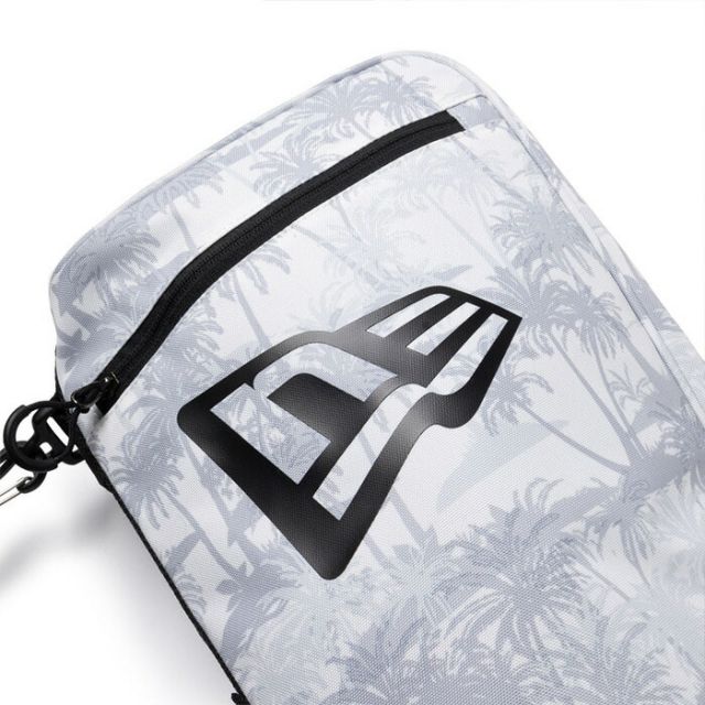 ニューエラ ゴルフ】 レンジケース ワードマークロゴ パームツリーカモホワイト × ブラック NEWERA GF RANGE CASE WML WML PT ゴルフクラブケース セルフスタンド 6本収納 47インチ対応 軽量 ショルダー付き 定番 ゴルフバッグ (2503)