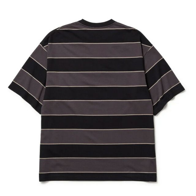 ニューエラ Tシャツ メンズ 半袖 オーバーサイズド コットン Tシャツ Multi Border NEWERA SS OS CT TEE MULBOR ニューエラ ボーダー メンズ レディース オーバーサイズ コットン 半袖 太ボーダー ストリート  メール便 (2503)