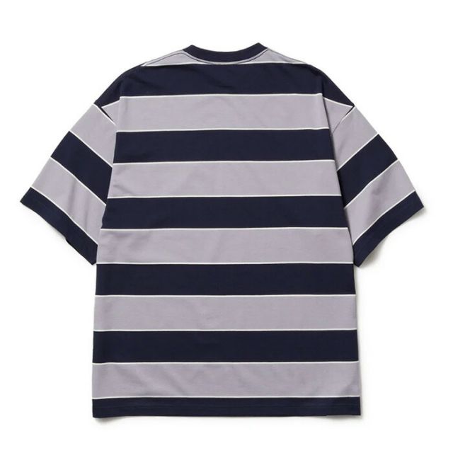 ニューエラ Tシャツ メンズ 半袖 オーバーサイズド コットン Tシャツ Multi Border NEWERA SS OS CT TEE MULBOR ニューエラ ボーダー メンズ レディース オーバーサイズ コットン 半袖 太ボーダー ストリート  メール便 (2503)