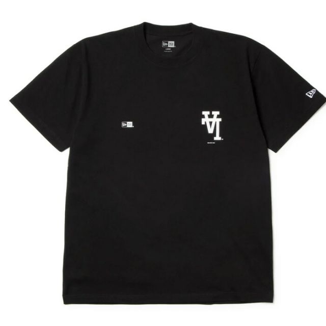 ニューエラ Tシャツ メンズ 半袖 MLB Upside Down ロサンゼルス・ドジャース ブラック レギュラーフィット NEWERA SS CT TEE LOSDOD UPSIDE DOWN メンズ レディースロゴ Tシャツ 逆ロゴ  コットン生地 黒 ユニセックス半袖 (2503)