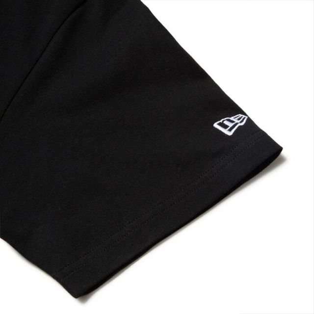 ニューエラ Tシャツ メンズ 半袖 MLB Upside Down ロサンゼルス・ドジャース ブラック レギュラーフィット NEWERA SS CT TEE LOSDOD UPSIDE DOWN メンズ レディースロゴ Tシャツ 逆ロゴ  コットン生地 黒 ユニセックス半袖 (2503)