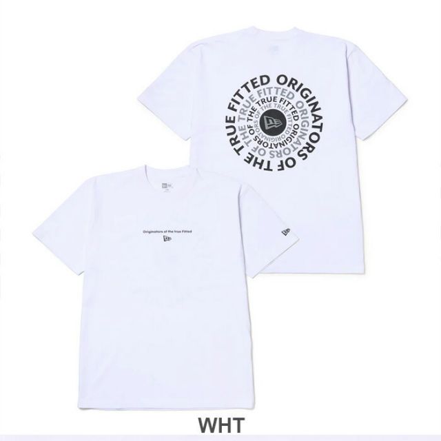 ニューエラ 半袖 コットン Tシャツ Circle OOTTF ホワイト NEWERA SS CT TEE CIRCLE OOTTF メンズ レディース ロゴ Tシャツ 元祖トゥルーフィット レギュラーフィット ユニセックス (2503)