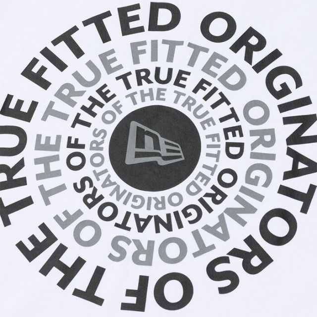 ニューエラ 半袖 コットン Tシャツ Circle OOTTF ホワイト NEWERA SS CT TEE CIRCLE OOTTF メンズ レディース ロゴ Tシャツ 元祖トゥルーフィット レギュラーフィット ユニセックス (2503)
