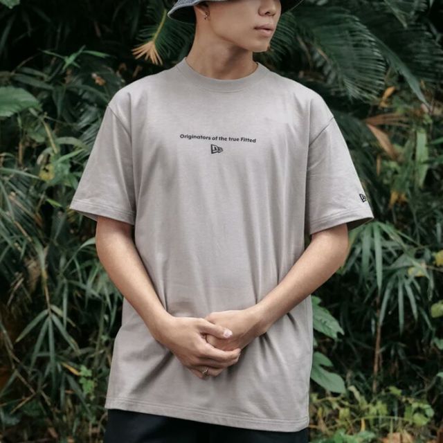 ニューエラ 半袖 コットン Tシャツ Circle OOTTF ホワイト NEWERA SS CT TEE CIRCLE OOTTF メンズ レディース ロゴ Tシャツ 元祖トゥルーフィット レギュラーフィット ユニセックス (2503)
