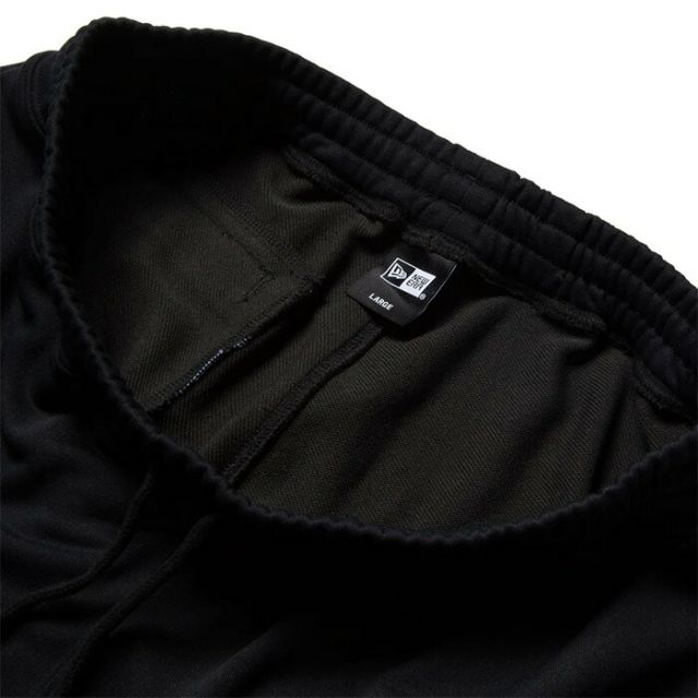 ニューエラ ドライスウェット ショートパンツ Wordmark Logo NEWERA PA DRY SWEAT SHORT PANTS ハーフパンツ ブラック メンズ レディース クールエラ 吸汗速乾 静電気防止 ライトスウェット ドライ素材 パフォーマンスアパレル(2503)
