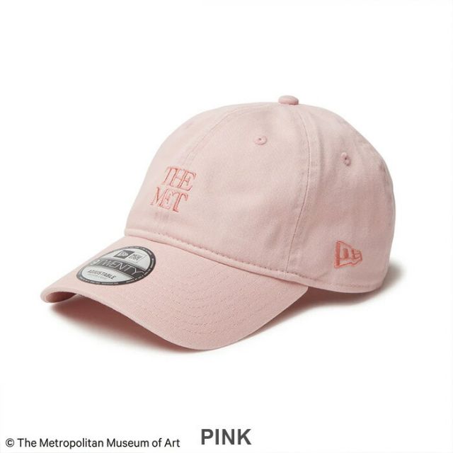ニューエラ 9TWENTY The Met ミニロゴ NEWERA 920 THE MET MINI LOGO ニューエラ The Met メトロポリタン美術館 コラボ キャップ 9TWENTY ミニロゴ 刺繍 コットン レザーストラップ ユニセックス 14457373〜14457378 (2503)
