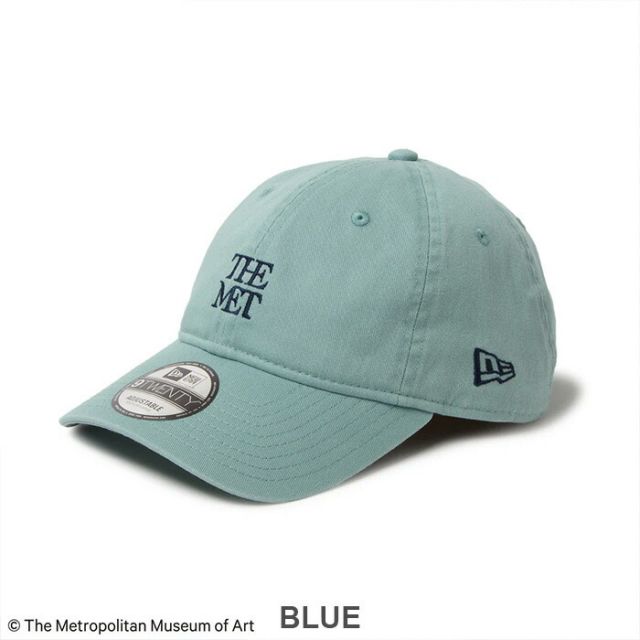 ニューエラ 9TWENTY The Met ミニロゴ NEWERA 920 THE MET MINI LOGO ニューエラ The Met メトロポリタン美術館 コラボ キャップ 9TWENTY ミニロゴ 刺繍 コットン レザーストラップ ユニセックス 14457373〜14457378 (2503)