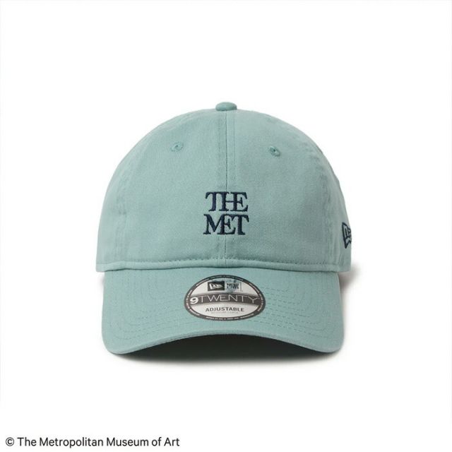 ニューエラ 9TWENTY The Met ミニロゴ NEWERA 920 THE MET MINI LOGO ニューエラ The Met メトロポリタン美術館 コラボ キャップ 9TWENTY ミニロゴ 刺繍 コットン レザーストラップ ユニセックス 14457373〜14457378 (2503)