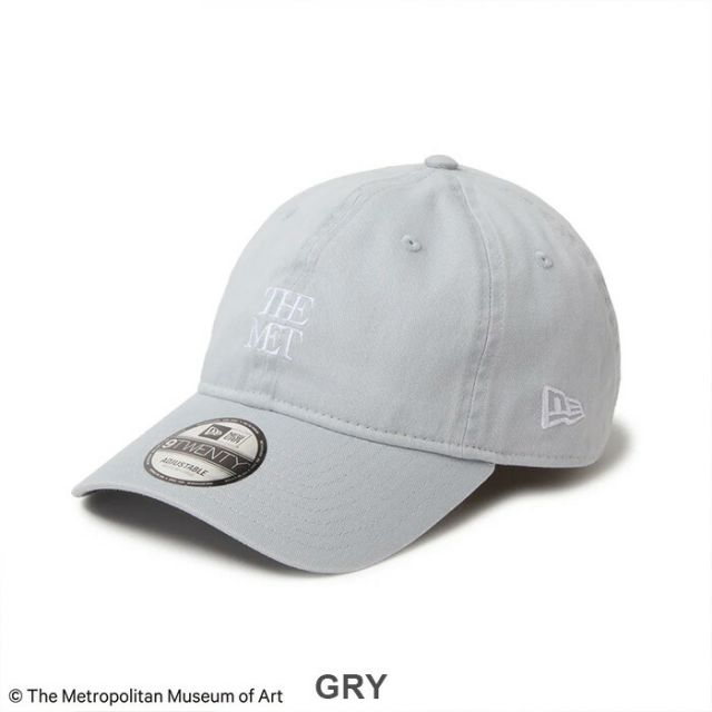 ニューエラ 9TWENTY The Met ミニロゴ NEWERA 920 THE MET MINI LOGO ニューエラ The Met メトロポリタン美術館 コラボ キャップ 9TWENTY ミニロゴ 刺繍 コットン レザーストラップ ユニセックス 14457373〜14457378 (2503)