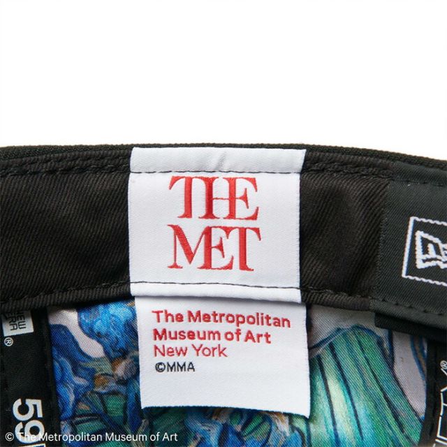 ニューエラ 59FIFTY The Met ライニングアート NEWERA 5950 THE MET LINING ART ニューエラ The Met コラボ キャップ 59FIFTY ゴッホ 名画 刺繍 ブラック メンズ レディース ユニセックス メトロポリタン美術館 正式名称 MLB (2503)