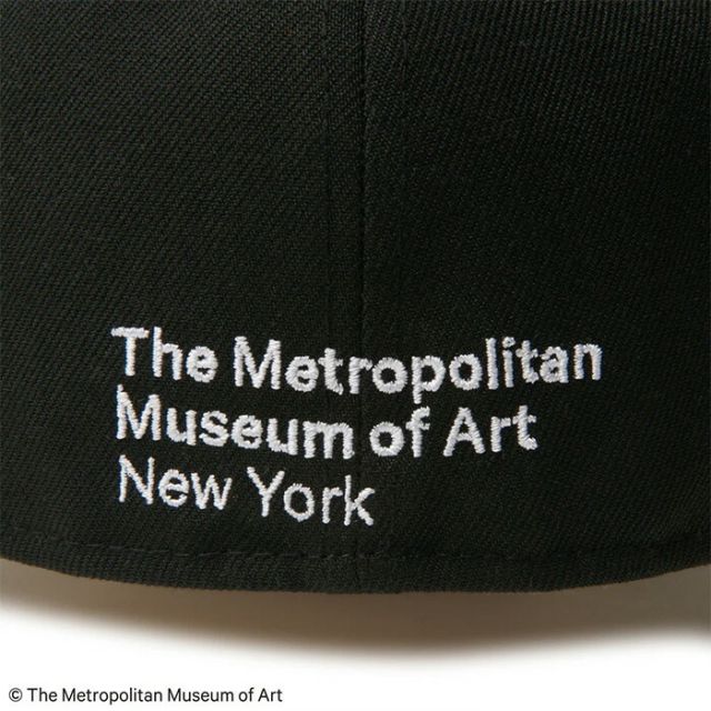 ニューエラ 59FIFTY The Met ライニングアート NEWERA 5950 THE MET LINING ART ニューエラ The Met コラボ キャップ 59FIFTY ゴッホ 名画 刺繍 ブラック メンズ レディース ユニセックス メトロポリタン美術館 正式名称 MLB (2503)
