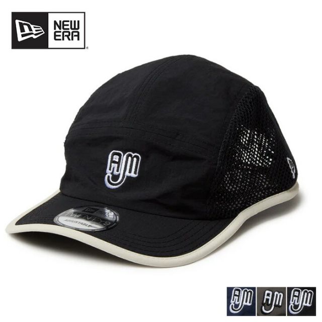ニューエラ TWENTY9 MIYUKI ARIHARA am リップストップ メッシュ NEWERA 209 AM NYLON RIP ニューエラ 在原みゆ紀 コラボ キャップ TWENTY9 ナイロン メッシュ スポーティ AMロゴ ブラック ユニセックス 手洗い可能 adjustable (2503)