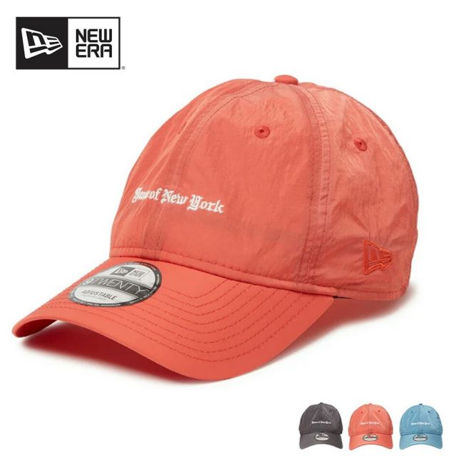 ニューエラ NEWERA 920 VTG NYLON TSD NYT ニューエラ 一ツ山佳子 コラボ キャップ ナイロン素材 クロスストラップ 調整可能 ユニセックス ブルー 軽量 9TWENTY (2503)