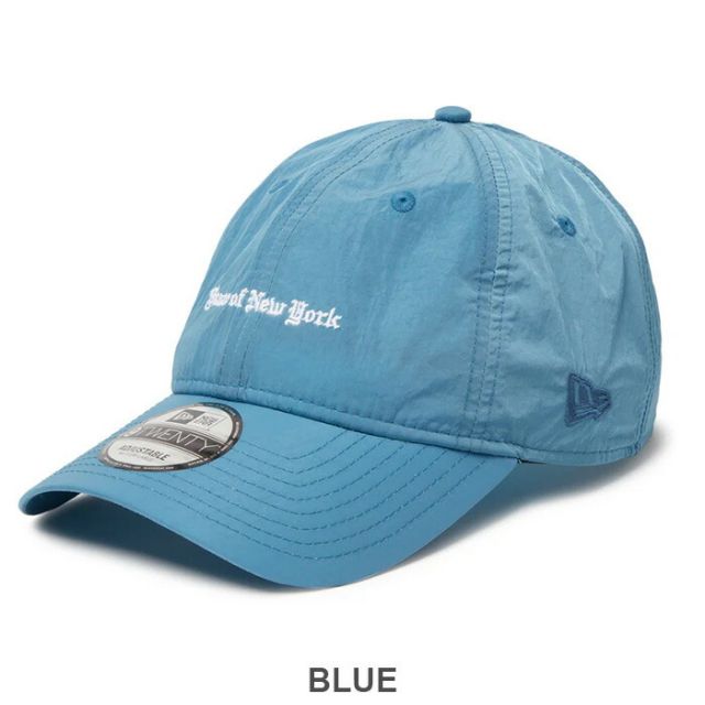 ニューエラ NEWERA 920 VTG NYLON TSD NYT ニューエラ 一ツ山佳子 コラボ キャップ ナイロン素材 クロスストラップ 調整可能 ユニセックス ブルー 軽量 9TWENTY (2503)