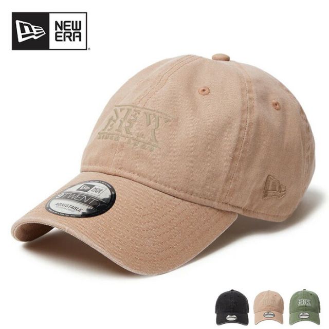 ニューエラ NEWERA 920 ITALIAN WASH TSD ニューエラ 一ツ山佳子 コラボ キャップ イタリアンウォッシュ ベージュ クロスストラップ ユニセックス 9TWENTY 14514741 14474889 14514740 (2503)