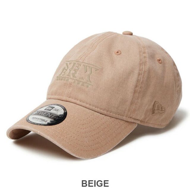 ニューエラ NEWERA 920 ITALIAN WASH TSD ニューエラ 一ツ山佳子 コラボ キャップ イタリアンウォッシュ ベージュ クロスストラップ ユニセックス 9TWENTY 14514741 14474889 14514740 (2503)