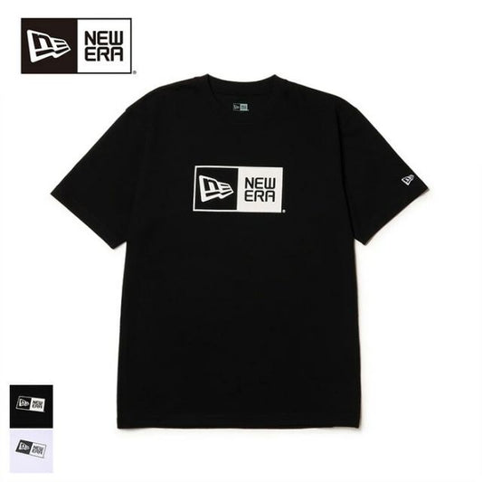ニューエラ Tシャツ NEWERA SS CT TEE BOX LOGO コットン100％ ブラック レギュラーフィット ユニセックス 定番 ロゴT ストリート シンプル ニューエラ (2503)
