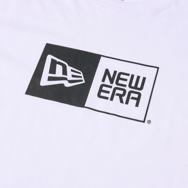 ニューエラ Tシャツ NEWERA SS CT TEE BOX LOGO コットン100％ ブラック レギュラーフィット ユニセックス 定番 ロゴT ストリート シンプル ニューエラ (2503)