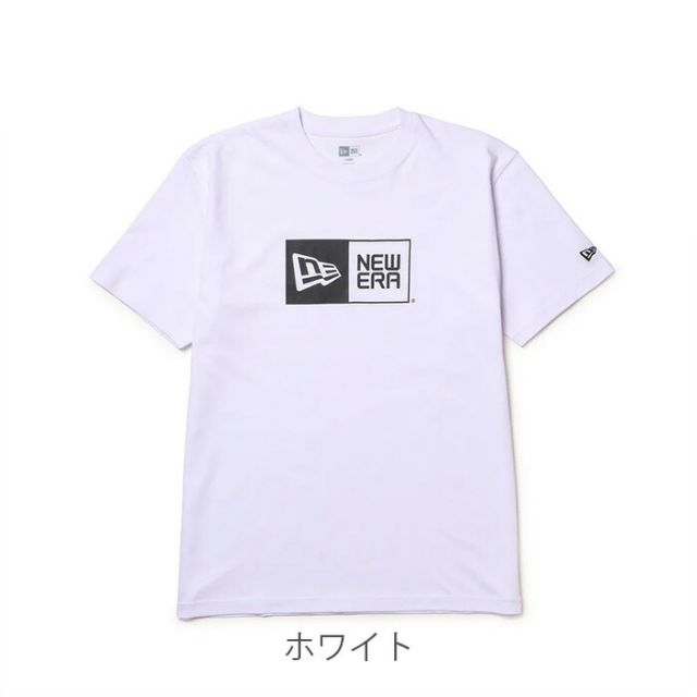 ニューエラ Tシャツ NEWERA SS CT TEE BOX LOGO コットン100％ ブラック レギュラーフィット ユニセックス 定番 ロゴT ストリート シンプル ニューエラ (2503)