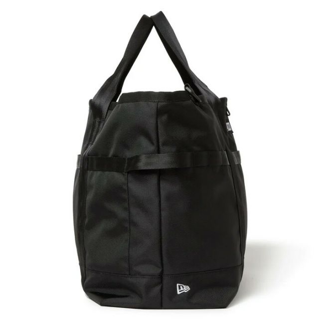 ニューエラ トートバッグ ラージ 42L ブラック NEWERA TOTE BAG L 1680D 大容量 ジップ付き 撥水 ポケット多数 ユニセックス 通勤 通学 旅行 アウトドア バッグ メンズ レディース (2503)