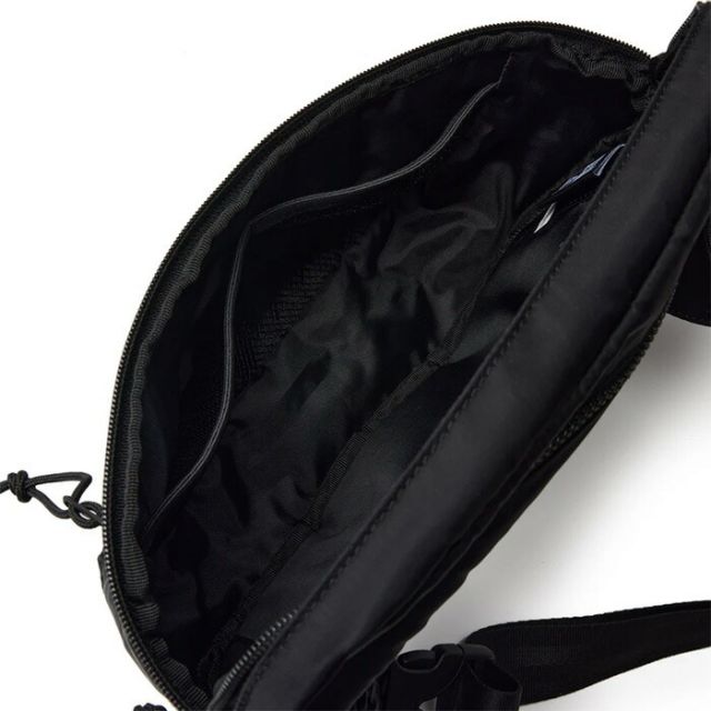 ニューエラ エクスプローラーウエストバッグ 3L ナイロンツイル ブラック NEWERA EXPLORER WAIST BAG NYLON TWL 撥水 軽量 耐久 リップストップ素材 サイドポケット付き アウトドア ウォーキング 通勤 ユニセックス (2503)