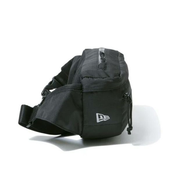 ニューエラ ウエスト バッグ ボディバッグ エクスプローラーウエストバッグ 3L ブラック NEWERA EXPLORER WAIST BAG 軽量 撥水 リップストップ素材 サイドポケット付き キーフック搭載 アウトドア対応 ユニセックス(2503)