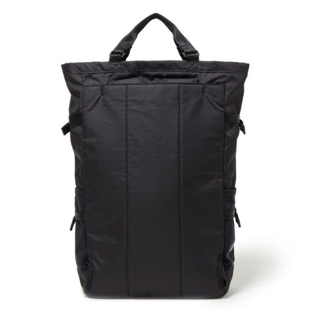 ニューエラ トート バッグ エクスプローラートートバッグ 22L ブラック NEWERA EXPLORER TOTE BAG 15OD 撥水 軽量 リップストップ素材 リュック対応 PC収納可 アウトドア メンズ レディース ユニセックス (2503)