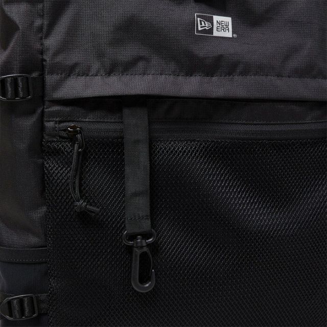 ニューエラ トート バッグ エクスプローラートートバッグ 22L ブラック NEWERA EXPLORER TOTE BAG 15OD 撥水 軽量 リップストップ素材 リュック対応 PC収納可 アウトドア メンズ レディース ユニセックス (2503)