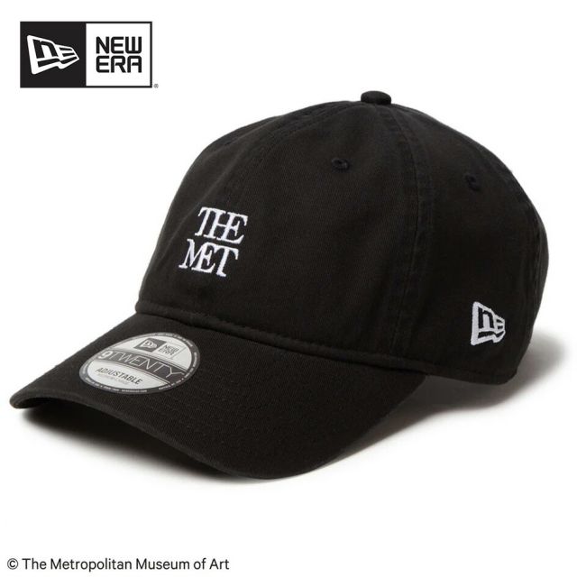 ニューエラ newera 920 THE MET MINI LOGO ニューエラ キャップ 9TWENTY The Met コラボ メトロポリタン美術館 ミニロゴ MLB 限定 ユニセックス 帽子 レザーストラップ S/M M/L L/XL (250328)