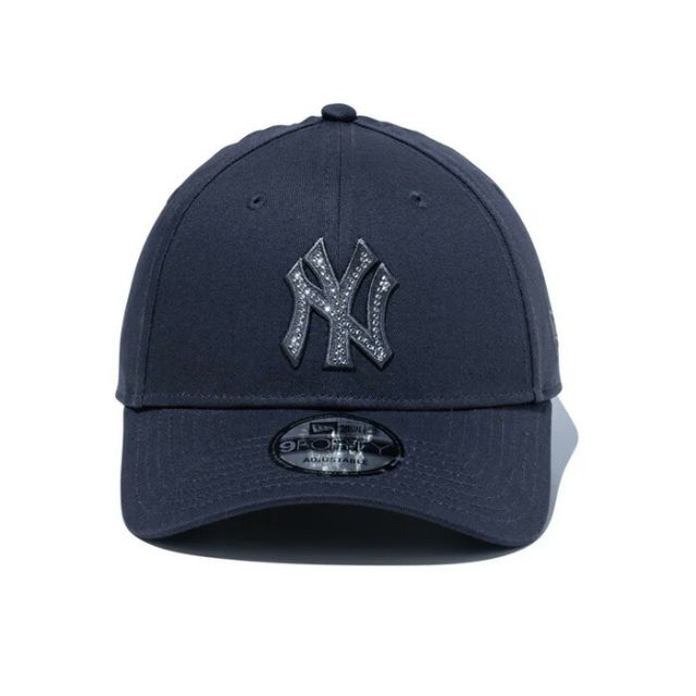 ニューエラ newera 940 RHINESTONE ニューエラ キャップ ラインストーン 9FORTY ロサンゼルスドジャース MLB コラボ 黒 クロスストラップ サイズ調整可能 ユニセックス 14523110 (250328)